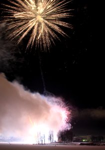 New Years Eve fireworks Oulu 20141231 07