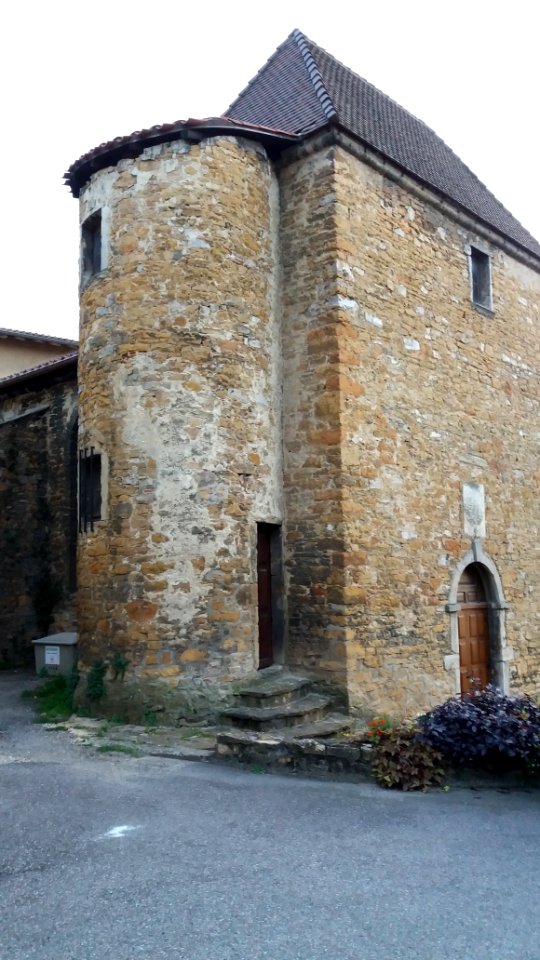 Neuville-sur-Saône - Chapelle du château d'Ombreval - Arrière
