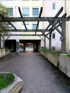 Neuville-sur-Saône - Passage Abbé Cattet - Depuis la rue de Vimy