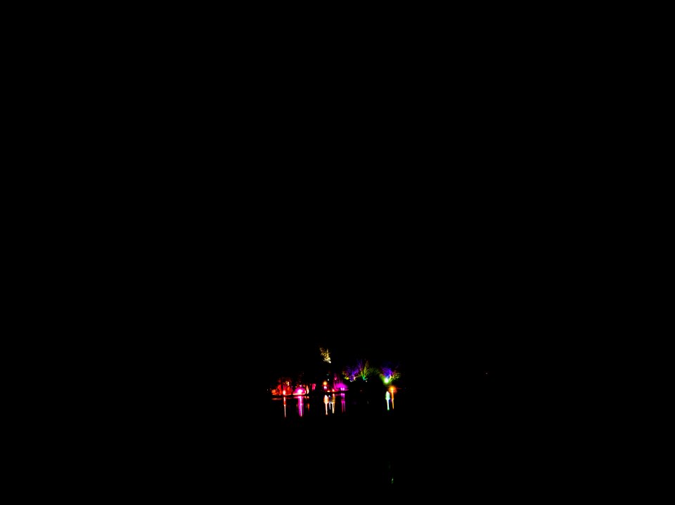 New Year celebration in Berlin-Spandau around Havel 28