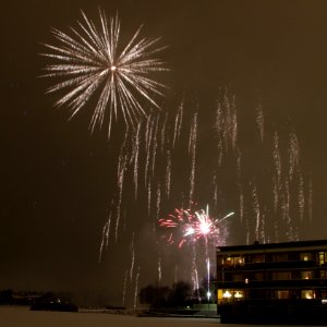 New Years Eve fireworks Oulu 20131231 04