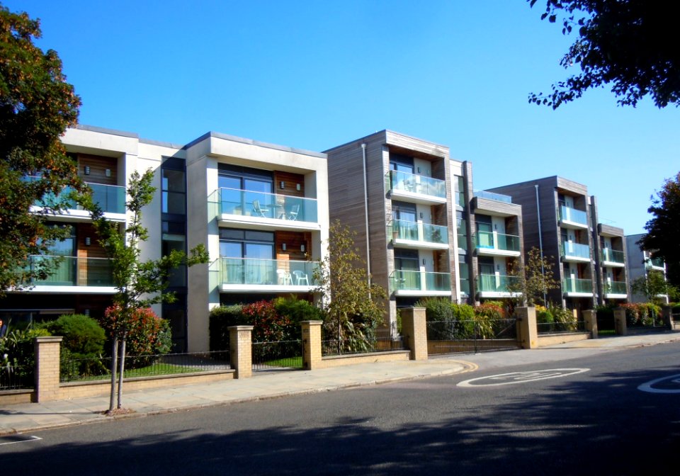 New Flats at The Upper Drive, Hove (August 2014)