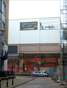 New Cycle Hub next to Brighton Station (Rear Entrance) (February 2020, seen from Fleet Street)