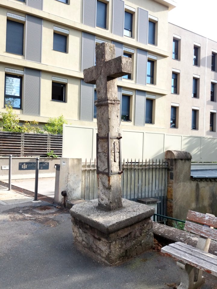 Neuville-sur-Saône - Avenue Van Doren, croix