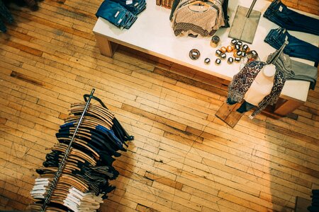 Store brown fashion brown clothes