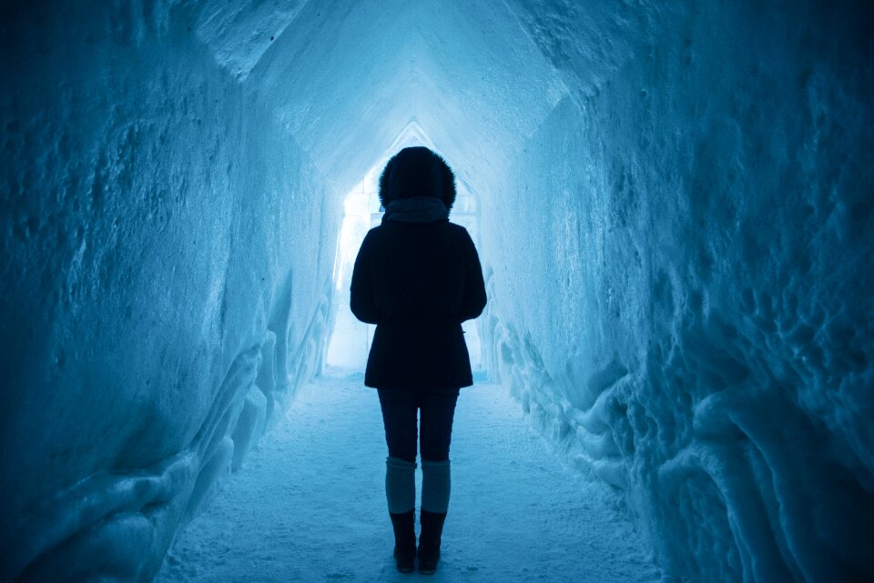 Exploration frozen ice