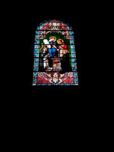 Neuville-sur-Saône - Église Notre-Dame-de-l'Assomption - Vitrail - Sainte Catherine de Sienne