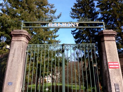 Neuville-sur-Saône - Avenue Auguste Wissel - Domaine Balmont - Haut du portail