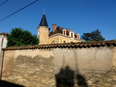 Neuville-sur-Saône - Chemin Bressan - Haut du château