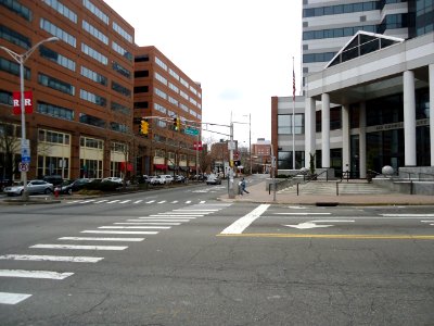 New Brunswick NJ view of buildings and streets