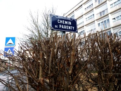 Neuville-sur-Saône - Chemin de Parenty - Plaque