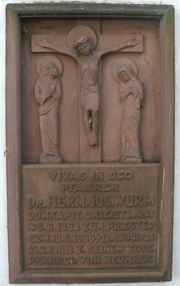 Neuhaus-Gedenktafel Wurm