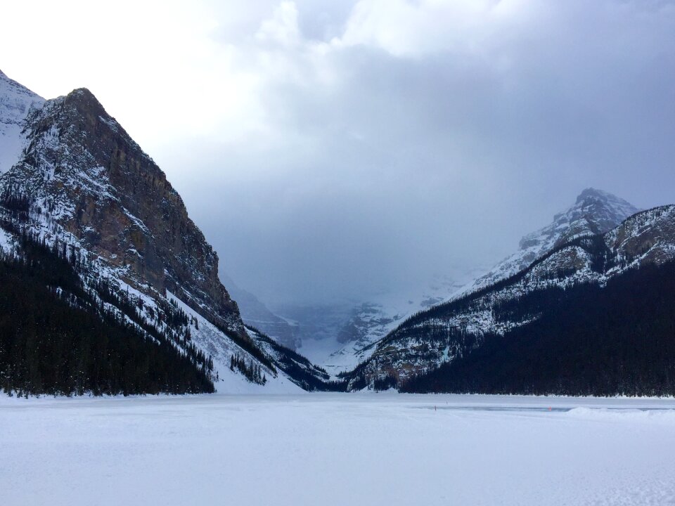 Hills winter isolated