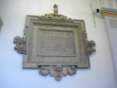 Neuhaus-Kirche-Inschrifttafel photo