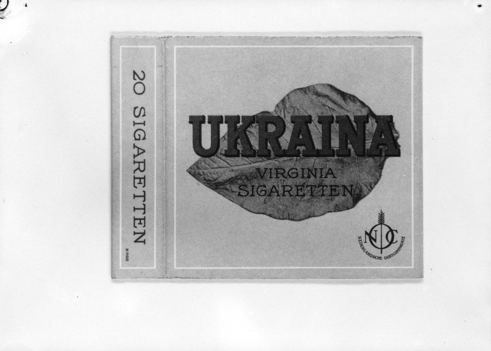 Nederlandsche Oostcompagnie. Ukraina. Sigaretten van Oekrainse tabak, Bestanddeelnr 934-7617