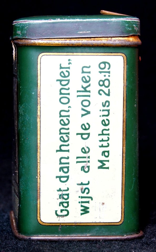 Nederlandsche Hervormde Kerk missionaris collecte blikje, foto 6