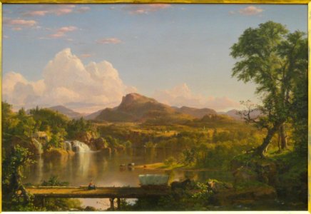 New England Scenery, Frederic Edwin Church, 1851 - Museum of Fine Arts, Springfield, MA - DSC03984