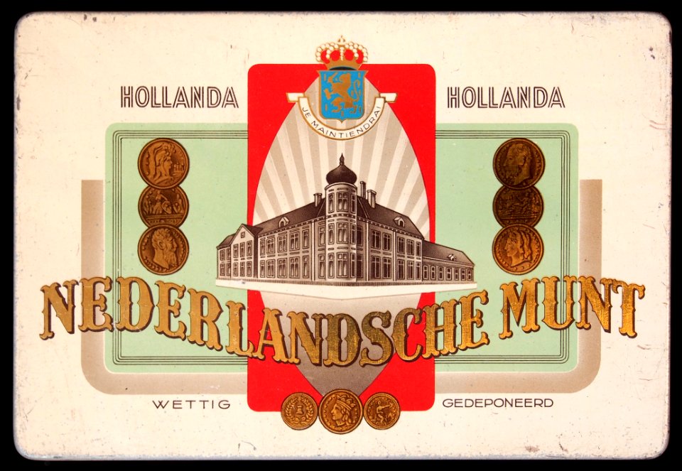 Nederlandsche Munt Hollanda sigarenblikje