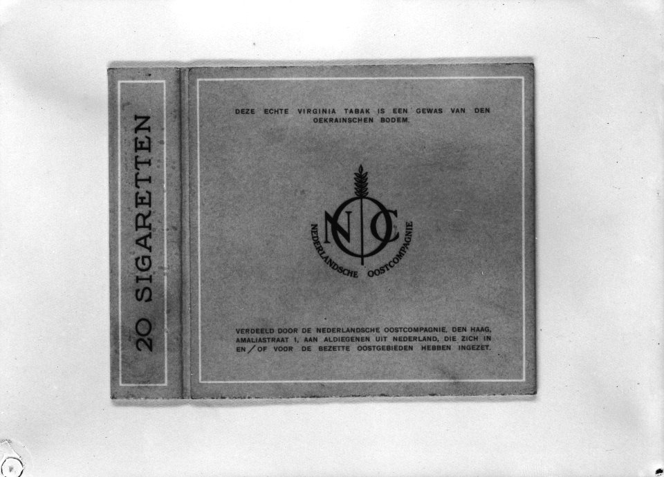 Nederlandsche Oostcompagnie. Sigaretten van Oekrainse tabak, Bestanddeelnr 934-7616