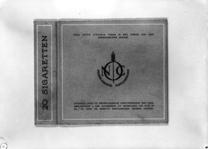 Nederlandsche Oostcompagnie. Sigaretten van Oekrainse tabak, Bestanddeelnr 934-7616