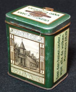 Nederlandsche Hervormde Kerk missionaris collecte blikje, foto 1