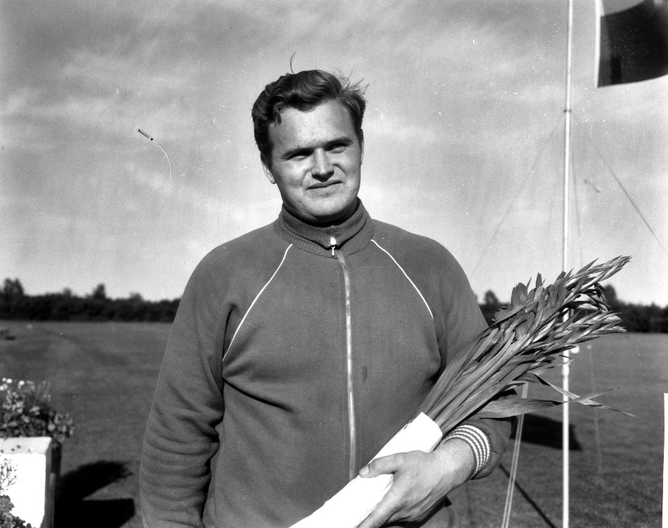 Nederlandse atletiekkampioenschappen in Groningen, Piet van der Kruk , kampioen , Bestanddeelnr 918-0763
