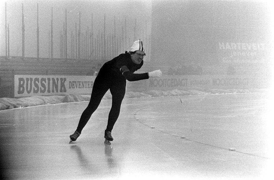 Nederlands Schaatskampioenschappen te Deventer. Stien Kaiser, Bestanddeelnr 918-6115