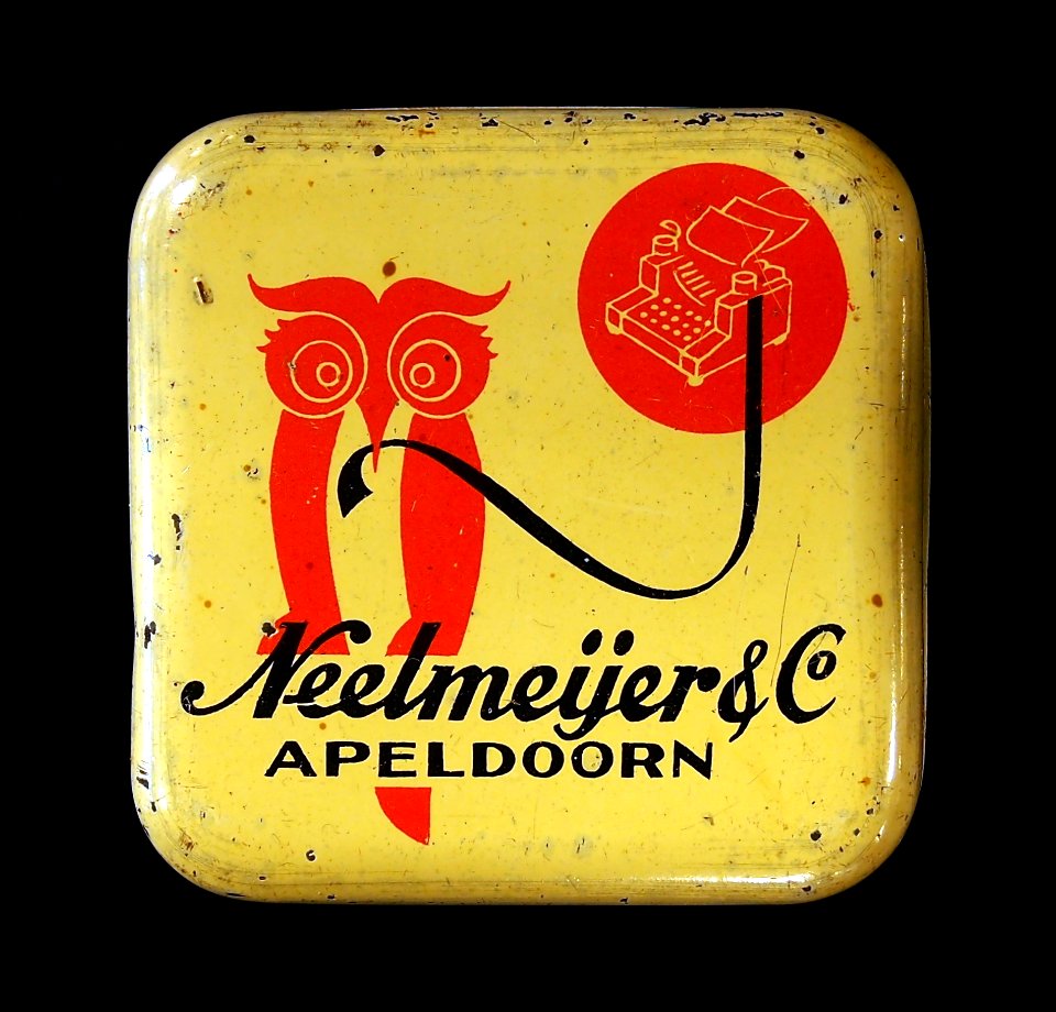 Neelmeijer & Co Apeldoorn, inktlint blikje