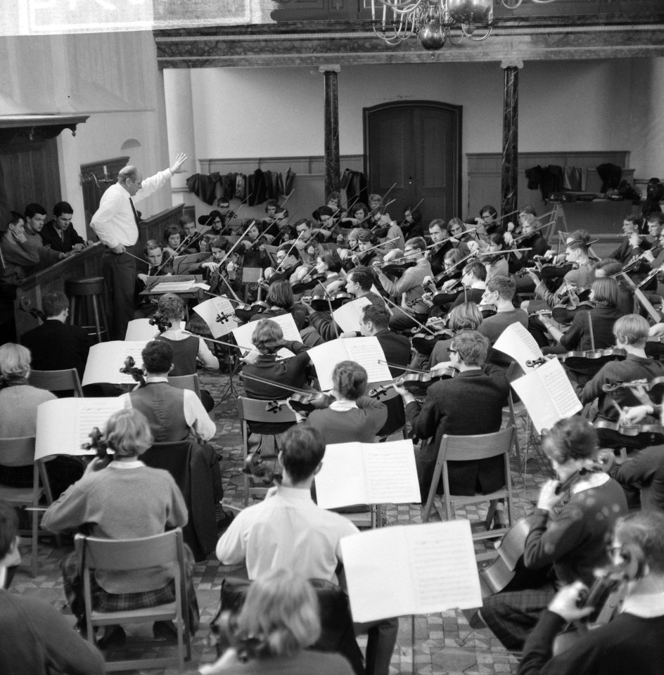 Nederlands Studenten Orkest in Bergen, Noord-Holland, Bestanddeelnr 918-6342