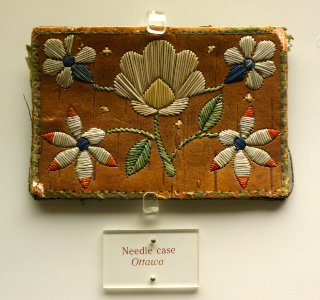 Needle case, Ottawa, undated - Wisconsin Historical Museum - DSC02954
