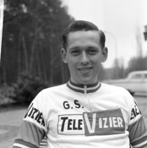 Nederlandse wielerploeg aan Tour de France 1964 gepresenteerd, (kop) Dick Groene, Bestanddeelnr 916-2248