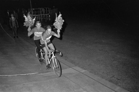Nederlands Kampioenschap wielrennen te Utrecht, nummer tandem, duo Koopman en Ja, Bestanddeelnr 919-4162