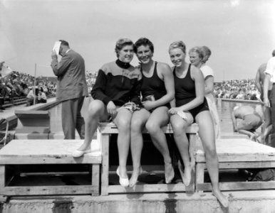 Nederlands kampioenschap zwemmen in Bad Groenoord te Schiedam, 200 m schoolslag , Bestanddeelnr 909-7716