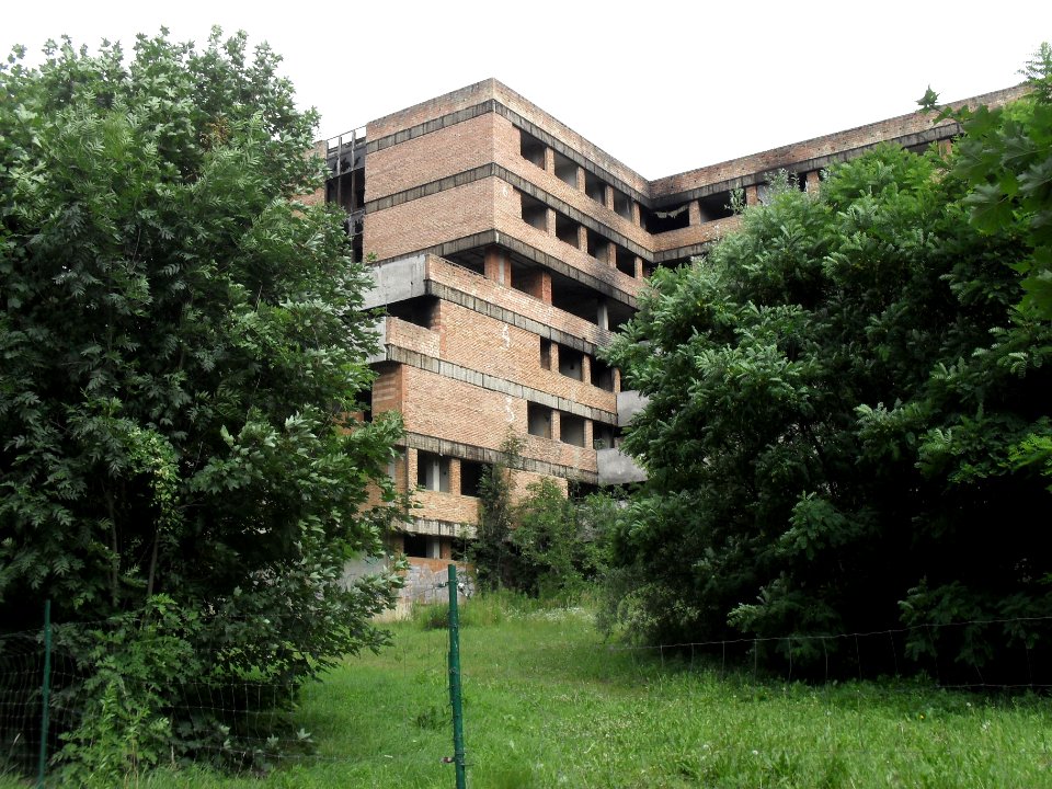 Nedostavěné hornické sanatorium Teplice Xa