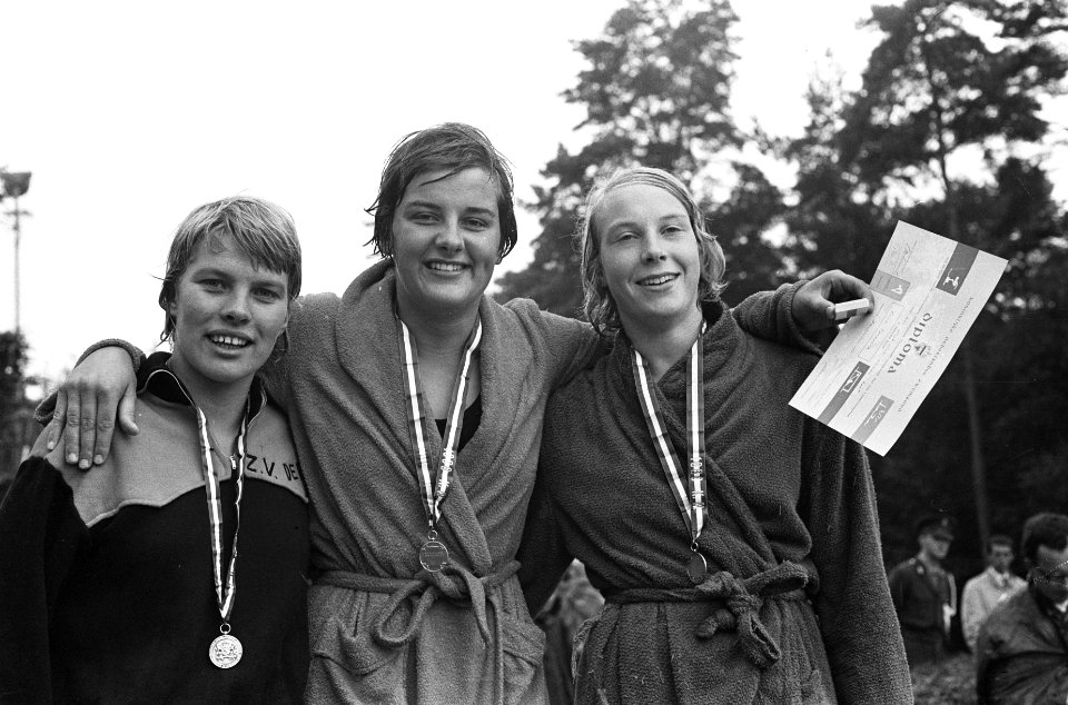 Nederlandse Zwemkampioenschappen De 100m vrije slag gewonnen door Erica Terpstr, Bestanddeelnr 915-4633