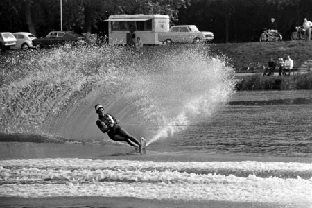 Nederlands kampioen bij de dames, Connie Dane in actie, Bestanddeelnr 921-6601