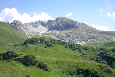 Mountain alpine landscape photo