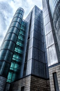 Glass glass panels high-rise photo