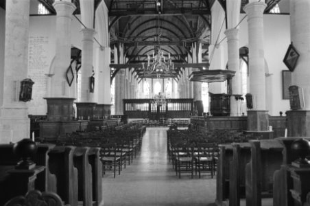 Nederlands Hervormde Grote of St Nicolaaskerk in Edam interieur, Bestanddeelnr 930-7504
