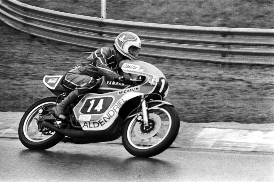 Nederlands kampioenschap motorraces op Zandvoort, Henk van Kessel in aktie, Bestanddeelnr 928-6537