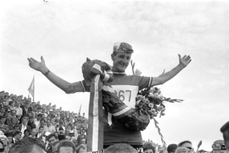 Nederlands Kampioenschappen Wielrennen op de weg voor pro te Beek. Kampioen Ever, Bestanddeelnr 920-5539