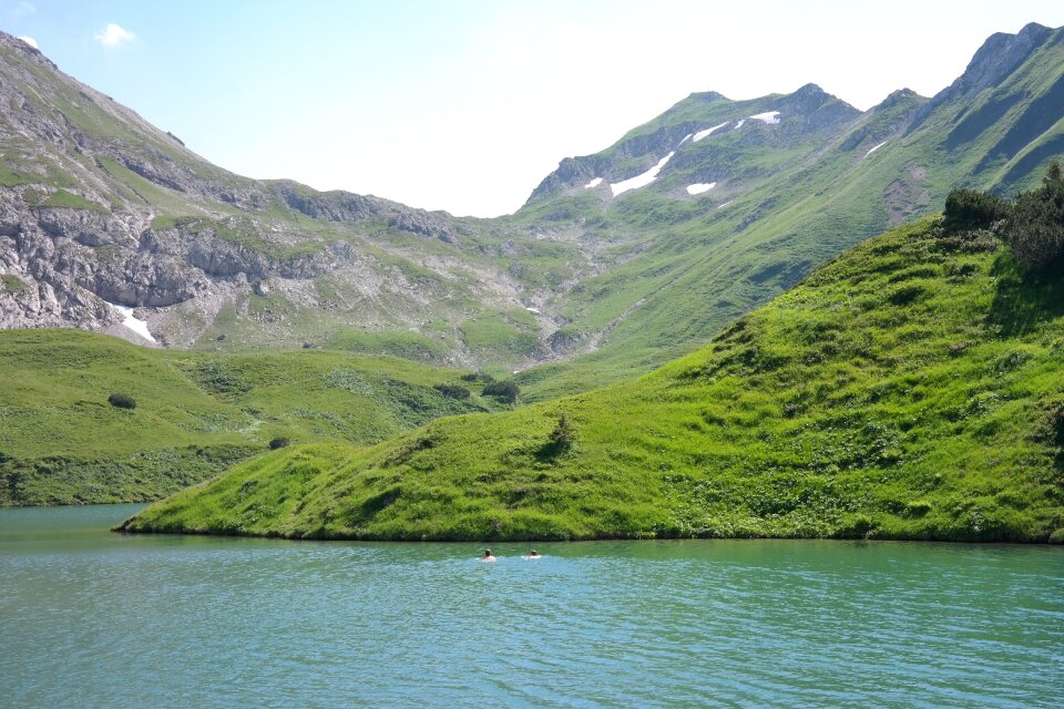 Allgäu alps lake water
