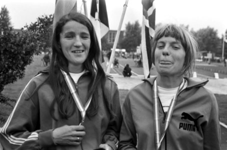 Nederlandse Atletiekkampioenschappen, nummer 6 Frits Wimmers , nummer 7 Wim de G, Bestanddeelnr 926-5544