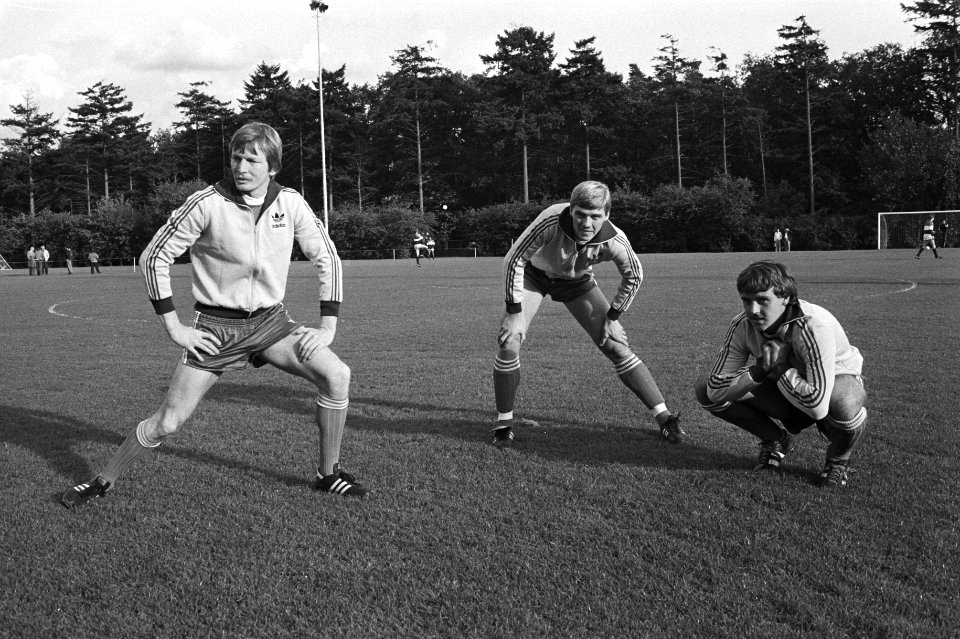 Nederlands elftal trainde vanmiddag in Zeist ivm interland tegen West-Duitsla, Bestanddeelnr 931-0732
