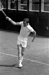 Nederlandse Tenniskampioenschappen Scheveningen. Heren dubbel Okker in aktie, Bestanddeelnr 920-5932