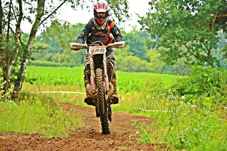 Enduro motocross ride motorcycle sport photo