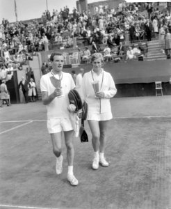 Nederlandse tenniskampioenschappen, Tom Okker en Trudy Groenman, Bestanddeelnr 918-0789