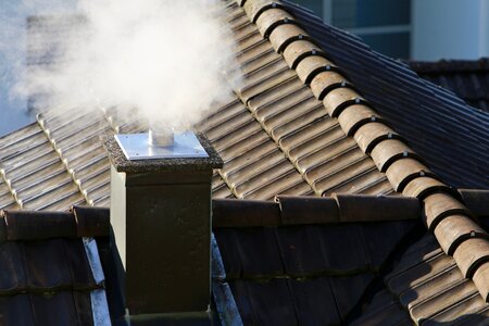 Roof brick smoke
