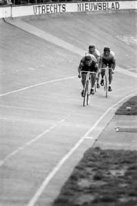 Nederlandse wielerkampioenschappen op de baan in Utrecht sprint professionals , Bestanddeelnr 929-2962
