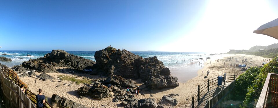 Beach sand cliffs photo